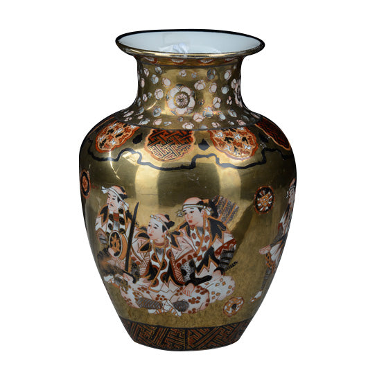 VASO IN PORCELLANA DECORATA A MANO