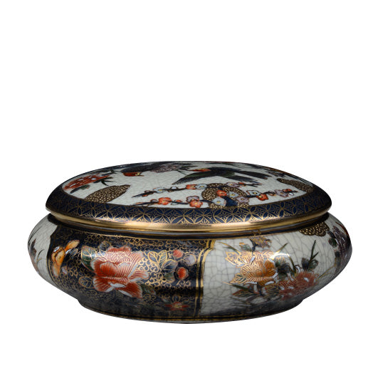 PORTA GIOIE IN PORCELLANA DECORATA A MANO