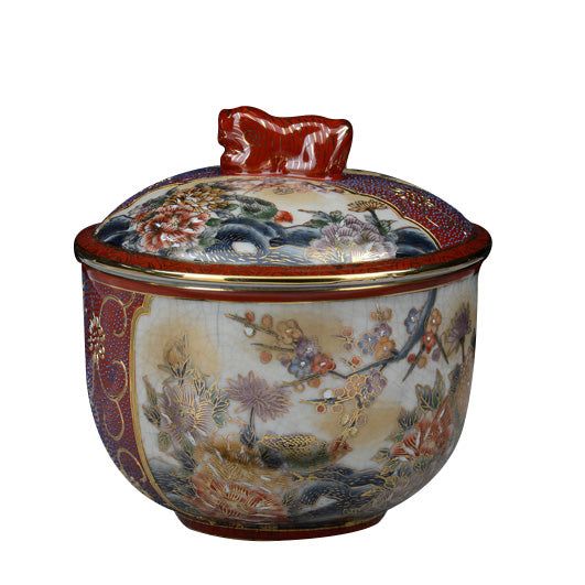 PORTA GIOIE PORCELLANA DECORATA A MANO