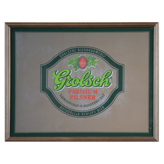 SPECCHIO VINTAGE
 MODELLO GROLSCH BIER
MIS.33X43