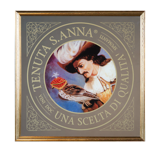 SPECCHIO VINTAGE
 MODELLO TENUTA SANT' ANNA
MIS.50X50