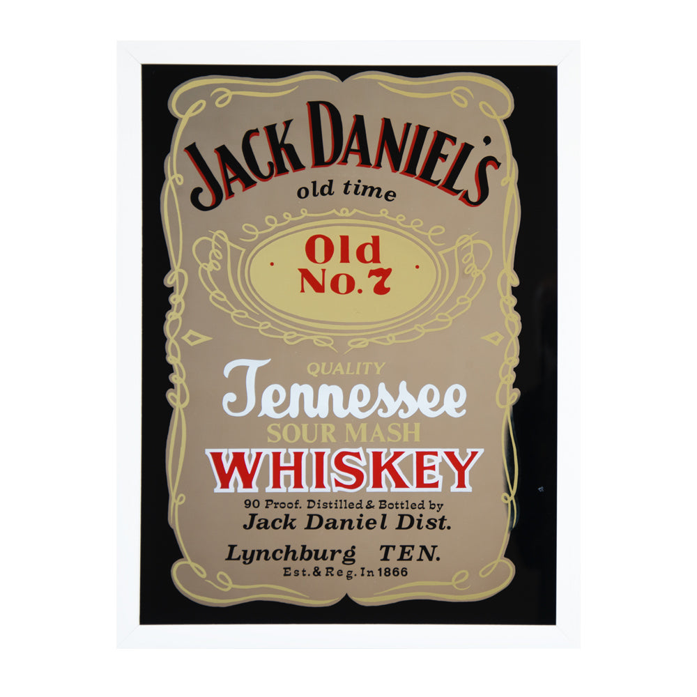 SPECCHIO VINTAGE MODELLO 
JACK DANIELS MIS.45X60