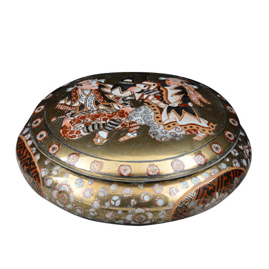 PORTA GIOIE PORCELLANA DECORATA A MANO