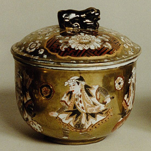 PORTA GIOIE PORCELLANA DECORATA A MANO