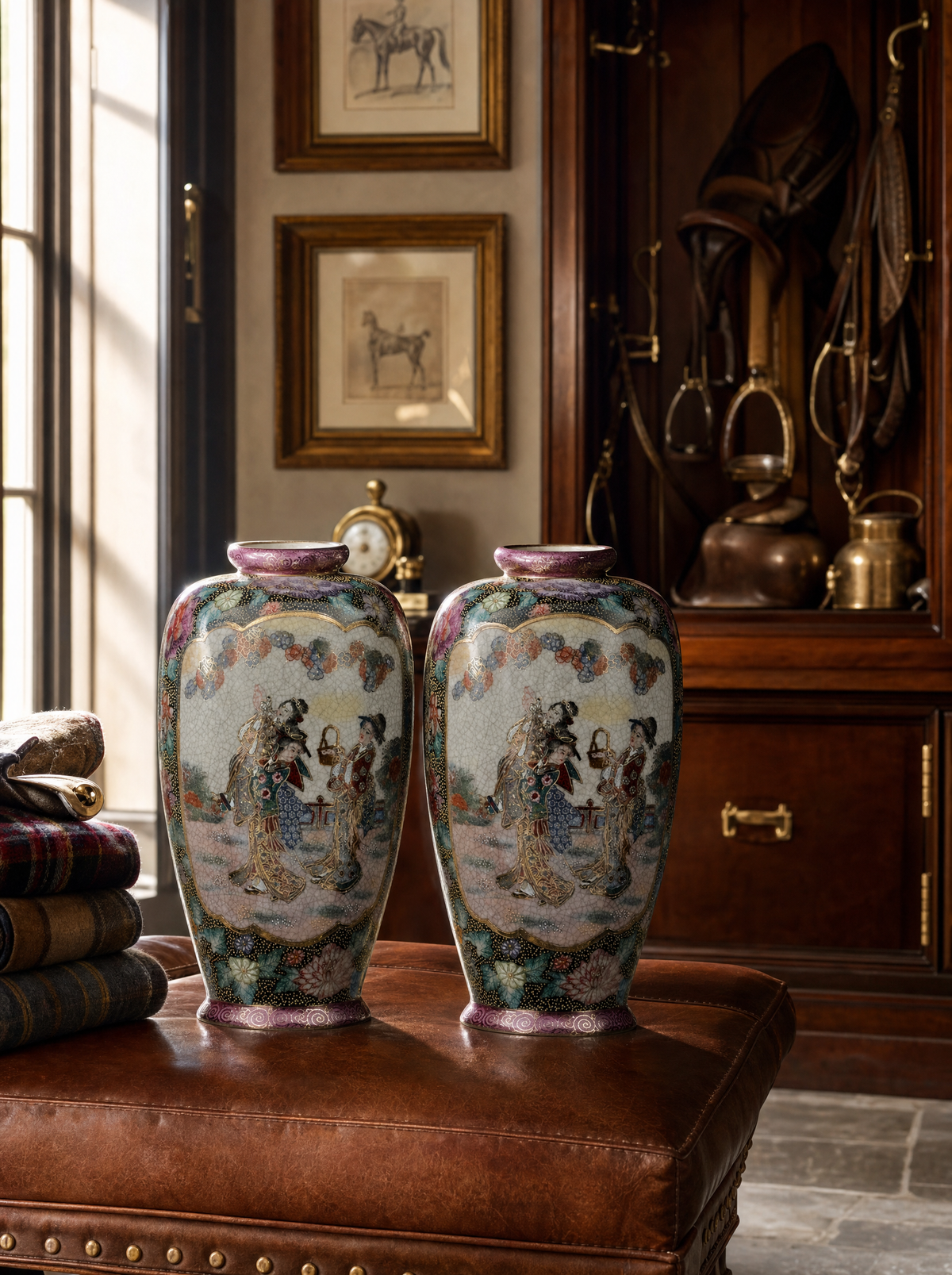 Vaso giapponese 000080012EV95 dettaglio ambientato