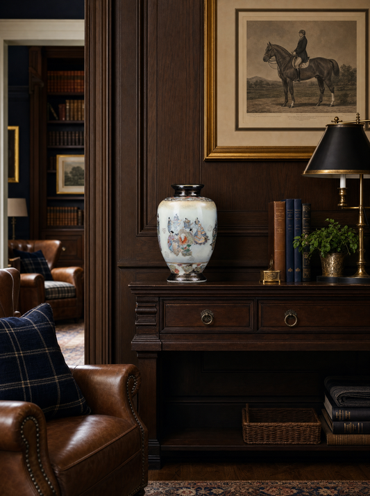 Vaso giapponese n.33 ambientazione Ralph Lauren Home