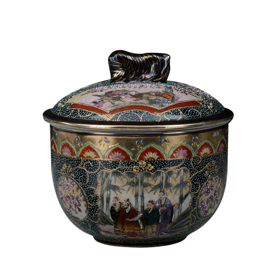 PORTA GIOIE PORCELLANA DECORATA A MANO