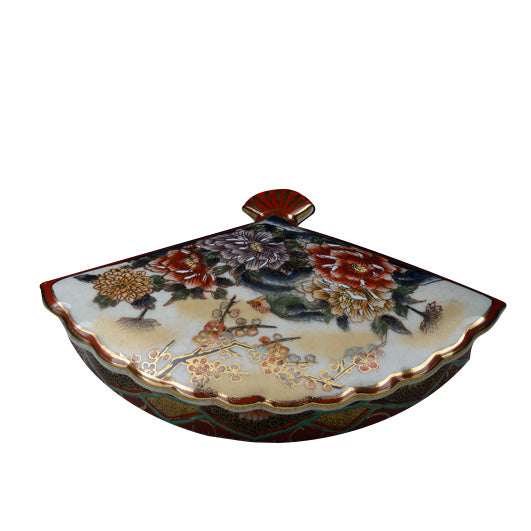 PORTA GIOIE PORCELLANA DECORATA A MANO