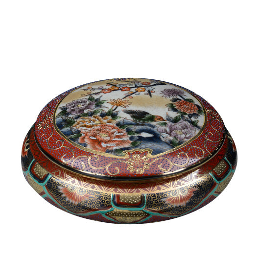 PORTA GIOIE PORCELLANA DECORATA A MANO