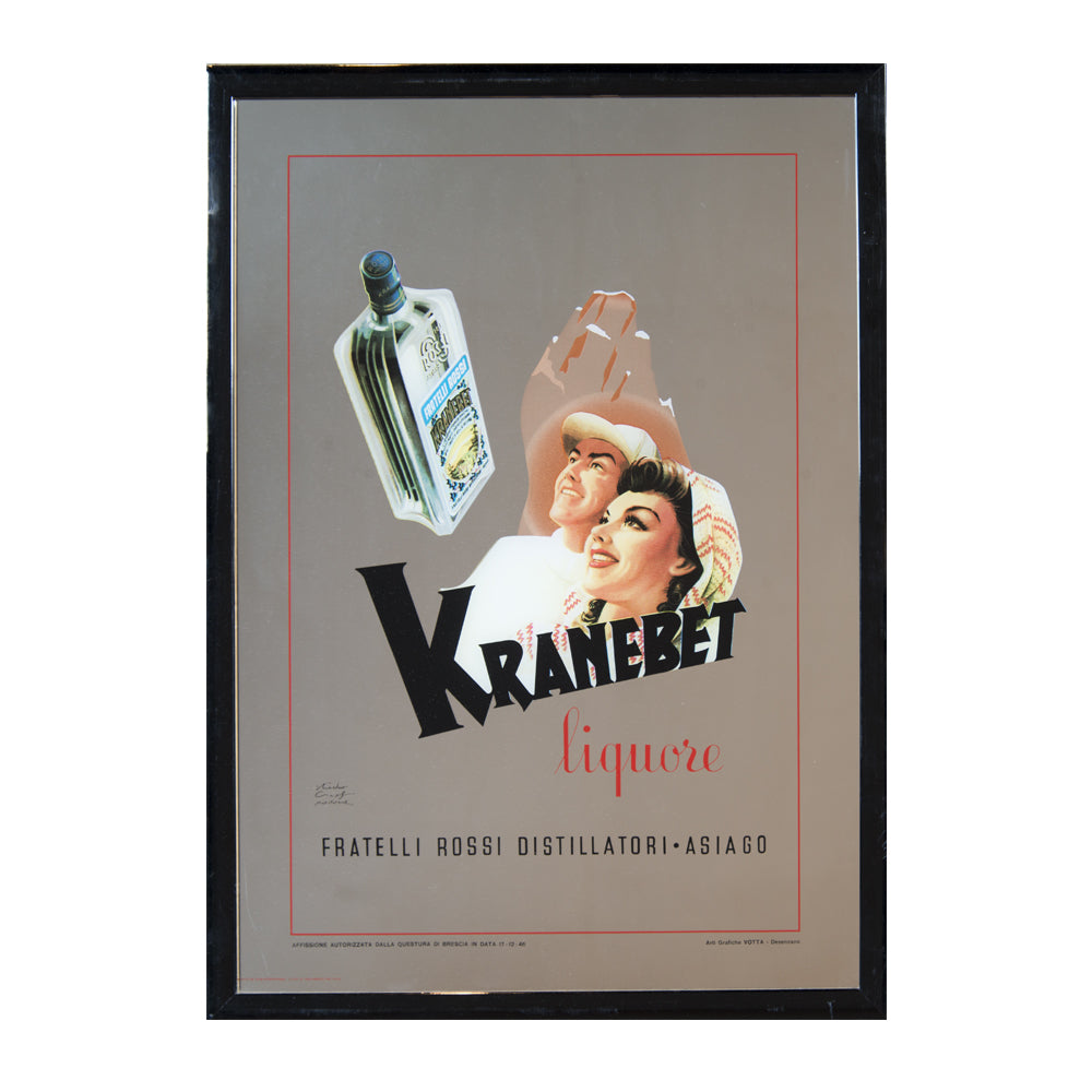 SPECCHIO VINTAGE MODELLO KRABENET MIS.50X70