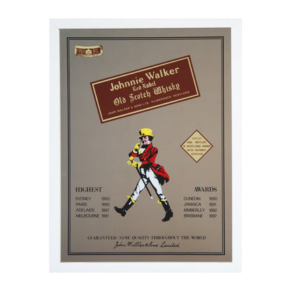 Specchio vintage Johnnie Walker Red Label - foto originale