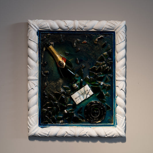 Frammenti di  Champagne" Bollinger" fissati nel tempo