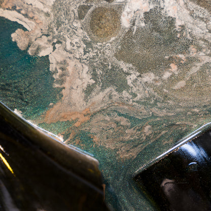 Cornice  oro con Frammenti di Dom Pérignon Magnum