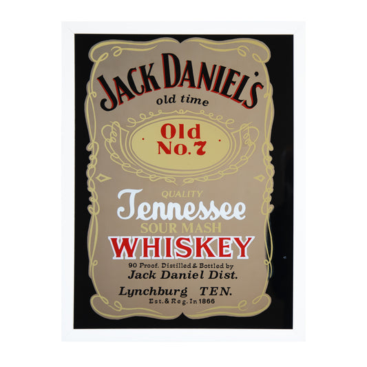 SPECCHIO VINTAGE MODELLO 
JACK DANIELS MIS.45X60