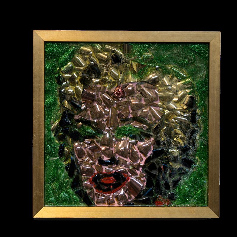 Marylin Monroe 1 of 1 con frammenti di Armand de Brignac